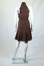 Load image into Gallery viewer, PAUL &amp; JOE Paris Domino Polka Dot Pussy Bow Dress (UK 8)-Paul &amp; Joe Paris-The Freperie

