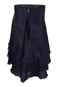 PAUL & JOE Silk Bustier Ruffle Dress (IT 42)-Paul & Joe Paris-The Freperie