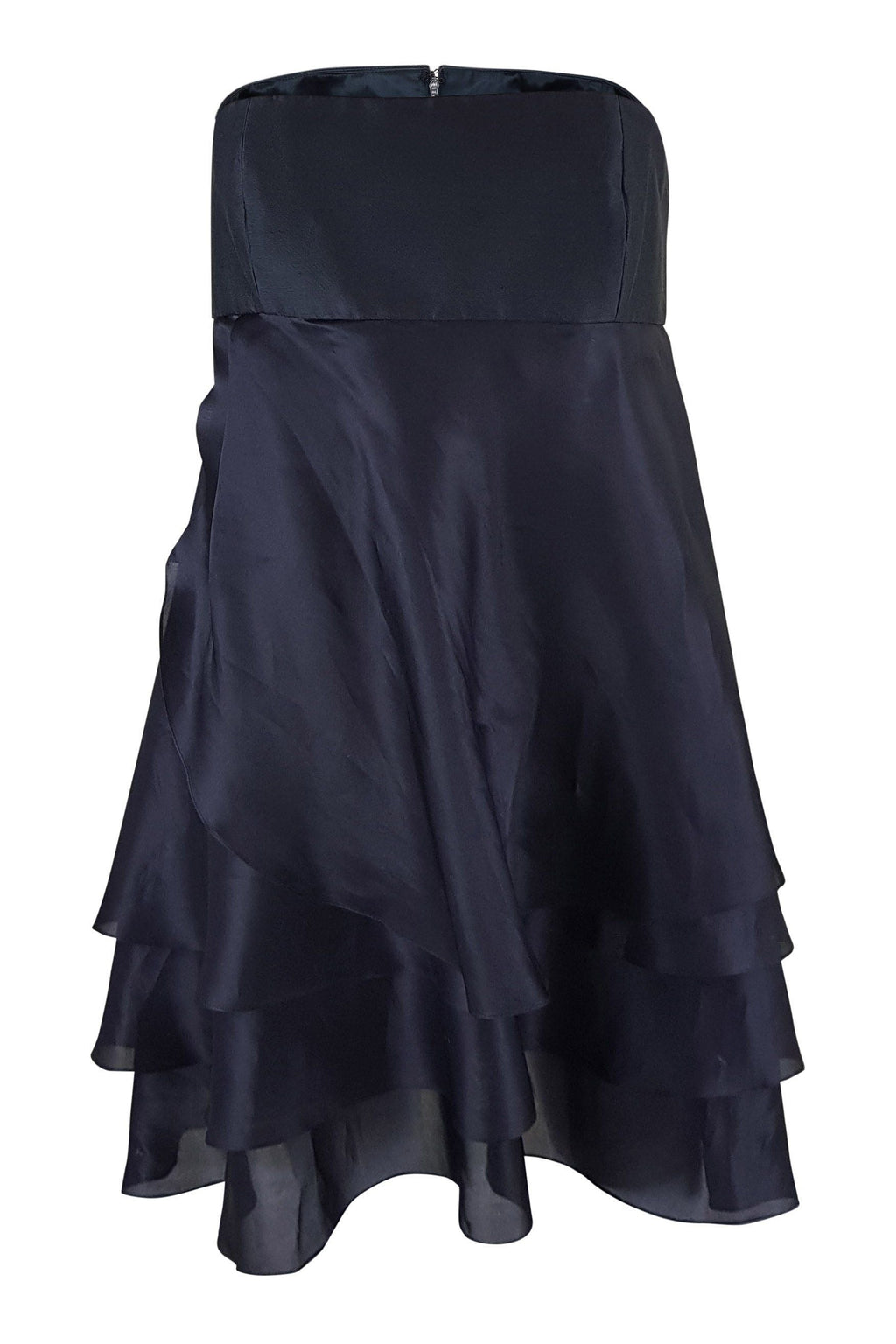 PAUL & JOE Silk Bustier Ruffle Dress (IT 42)-Paul & Joe Paris-The Freperie