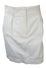 Load image into Gallery viewer, PAUL &amp; JOE Sister White Cotton Mini Skirt (UK 4)-Paul &amp; Joe Paris-The Freperie
