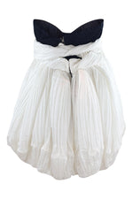 Load image into Gallery viewer, PAULE KA White Silk Blend Bubble Hem Strapless Dress (FR 40)-Paule Ka-The Freperie
