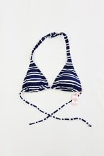 Load image into Gallery viewer, PILY Q Nautical Stripe Bikini (UK 10)-PILYQ-The Freperie
