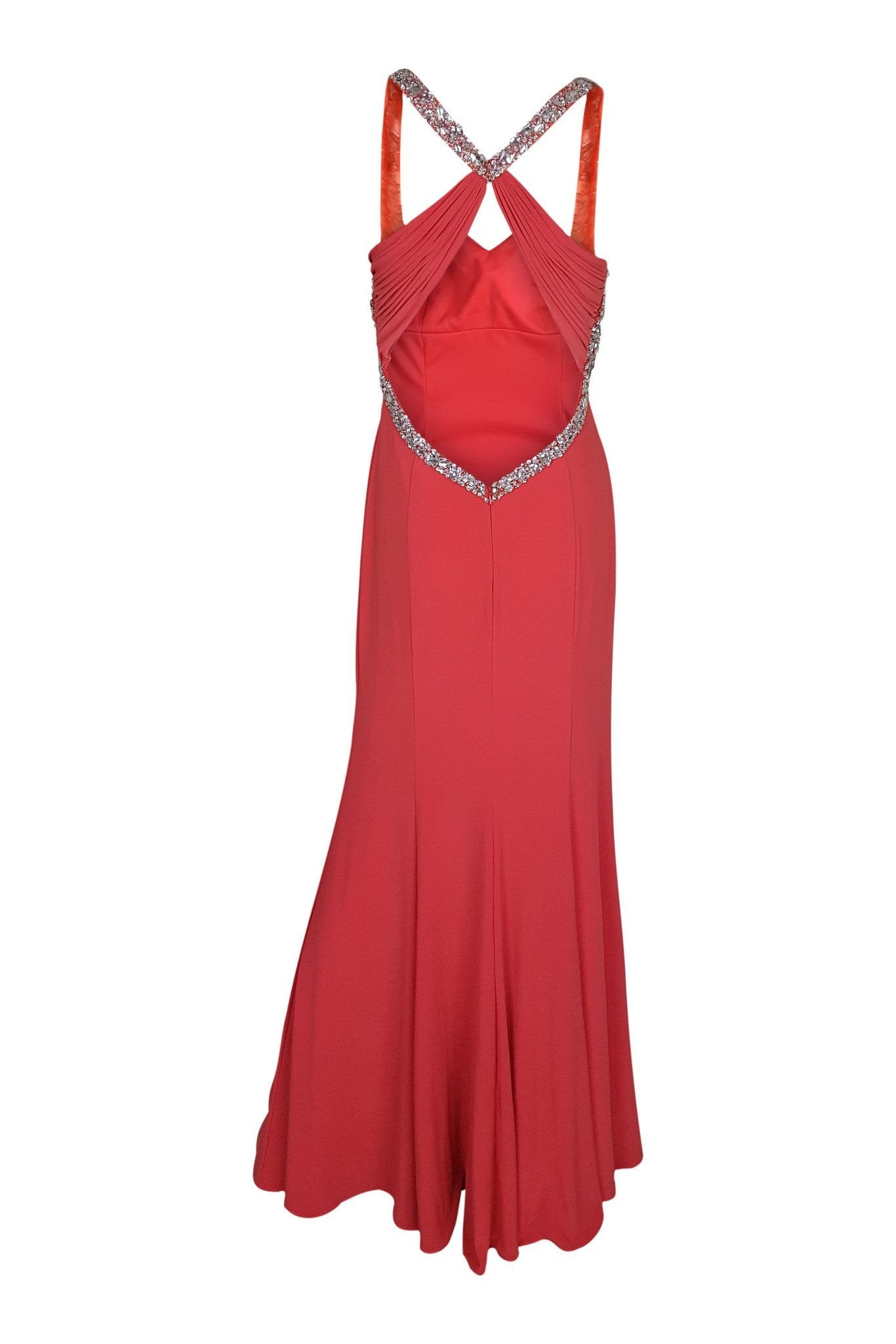 PROM FROCKS Pink Backless Prom Gown (10)-Prom Frocks-The Freperie