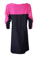 Load image into Gallery viewer, RALPH LAUREN Black and Pink Colour Block T-Shirt Dress (M)-Ralph Lauren-The Freperie
