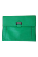 Load image into Gallery viewer, REED KRAKOFF Large Green leather Clutch Bag-Reed Krakoff-The Freperie
