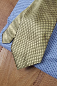 RENATO BALESTRA Gold Silk Tie-Renato Balestra-The Freperie