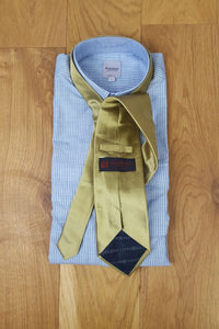 RENATO BALESTRA Gold Silk Tie-Renato Balestra-The Freperie