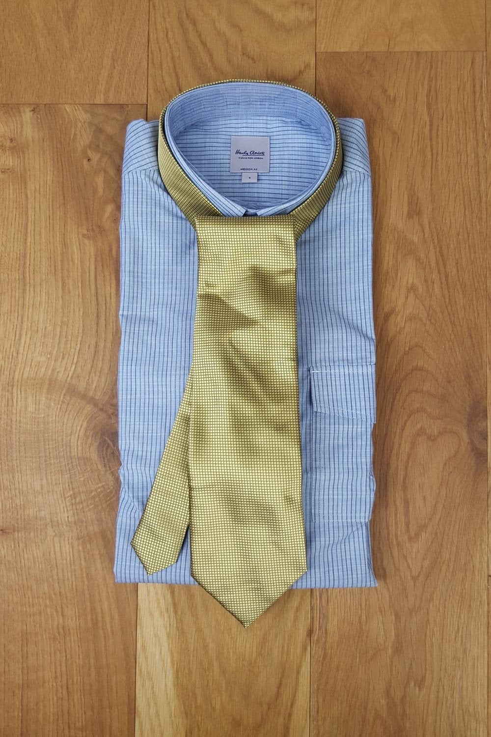 RENATO BALESTRA Gold Silk Tie-Renato Balestra-The Freperie
