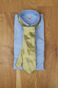 RENATO BALESTRA Gold Silk Tie-Renato Balestra-The Freperie