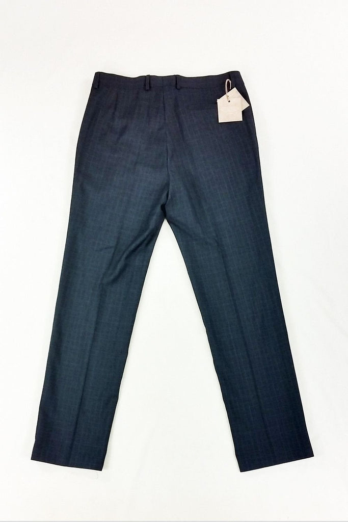RICHARD JAMES Mayfair Tone Check Suit Trousers Navy (32 / 34 / 38 ...