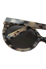 Load image into Gallery viewer, ROLAND MOURET Grey Tortoiseshell Round Eye Farrah Sunglasses 57-19-135-Roland Mouret-The Freperie
