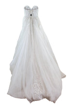 Load image into Gallery viewer, RUTH MILLIAM Bridal Couture White Corset Bodice Wedding Dress (6-8)-Ruth Milliam-The Freperie
