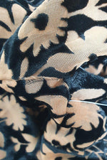 Load image into Gallery viewer, SAYLOR Noah Brown Black Velvet Long Sleeved Mini Dress (S)-Saylor-The Freperie
