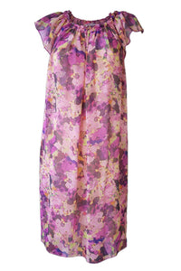 SEE BY CHLOÉ Silk Mix Chiffon Dress UK 12-See By Chloe-The Freperie