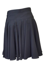 Load image into Gallery viewer, SHIN JANG KYOUNG Black Mini Circle Skirt (S)-Shin Jang Kyoung-The Freperie
