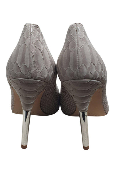 Allegra K Women's Snakeskin Heels Ankle Strap Black Snake Chunky Heel  Sandals - 7 M US : Buy Online at Best Price in KSA - Souq is now Amazon.sa:  Fashion