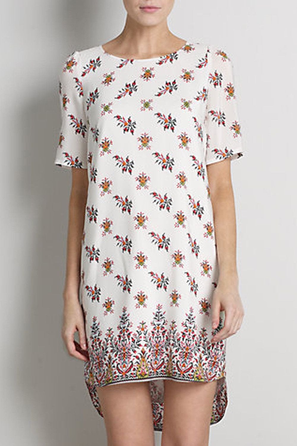 SOMERSET by Alice Temperley Silk Aztec Print Shift Dress (UK 8)-Somerset by Alice Temperley-The Freperie