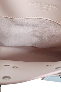 SOPHIA HULME Albion Pink Leather Top Handle Box Bag (M)-The Freperie