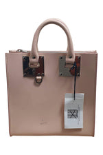 Load image into Gallery viewer, SOPHIA HULME Albion Pink Leather Top Handle Box Bag (M)-The Freperie
