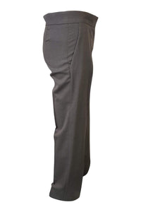 STELLA McCARTNEY Grey Wool Straight Leg Trousers (36)-Stella McCartney-The Freperie