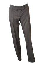 Load image into Gallery viewer, STELLA McCARTNEY Grey Wool Straight Leg Trousers (36)-Stella McCartney-The Freperie

