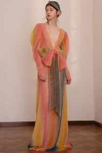 STILL STILL STUDIO London Wonderwall Mutton Sleeve Maxi Dress (36)-Still Still Studio-The Freperie