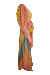 STILL STILL STUDIO London Wonderwall Mutton Sleeve Maxi Dress (36)-Still Still Studio-The Freperie