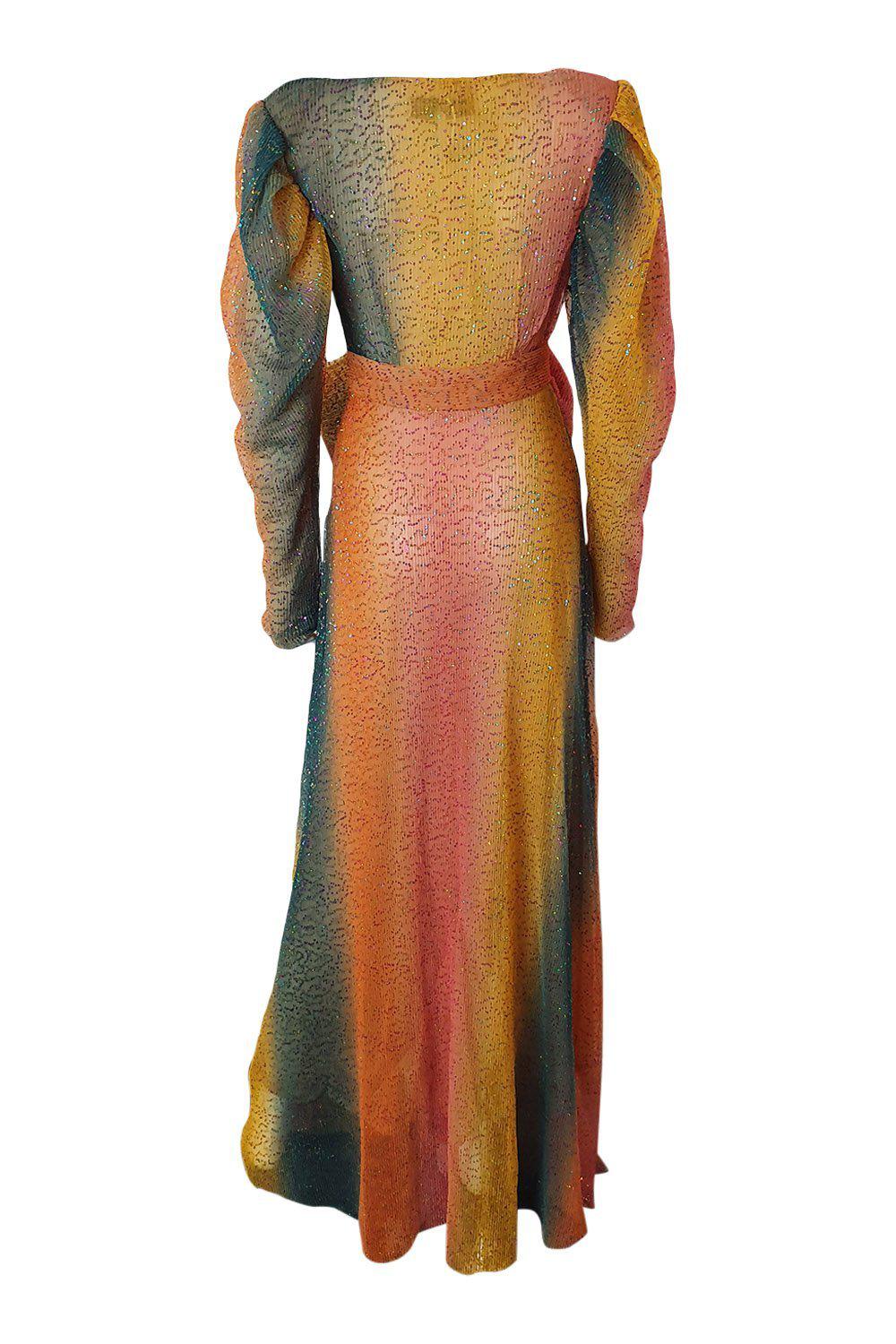 STILL STILL STUDIO London Wonderwall Mutton Sleeve Maxi Dress (36)-Still Still Studio-The Freperie