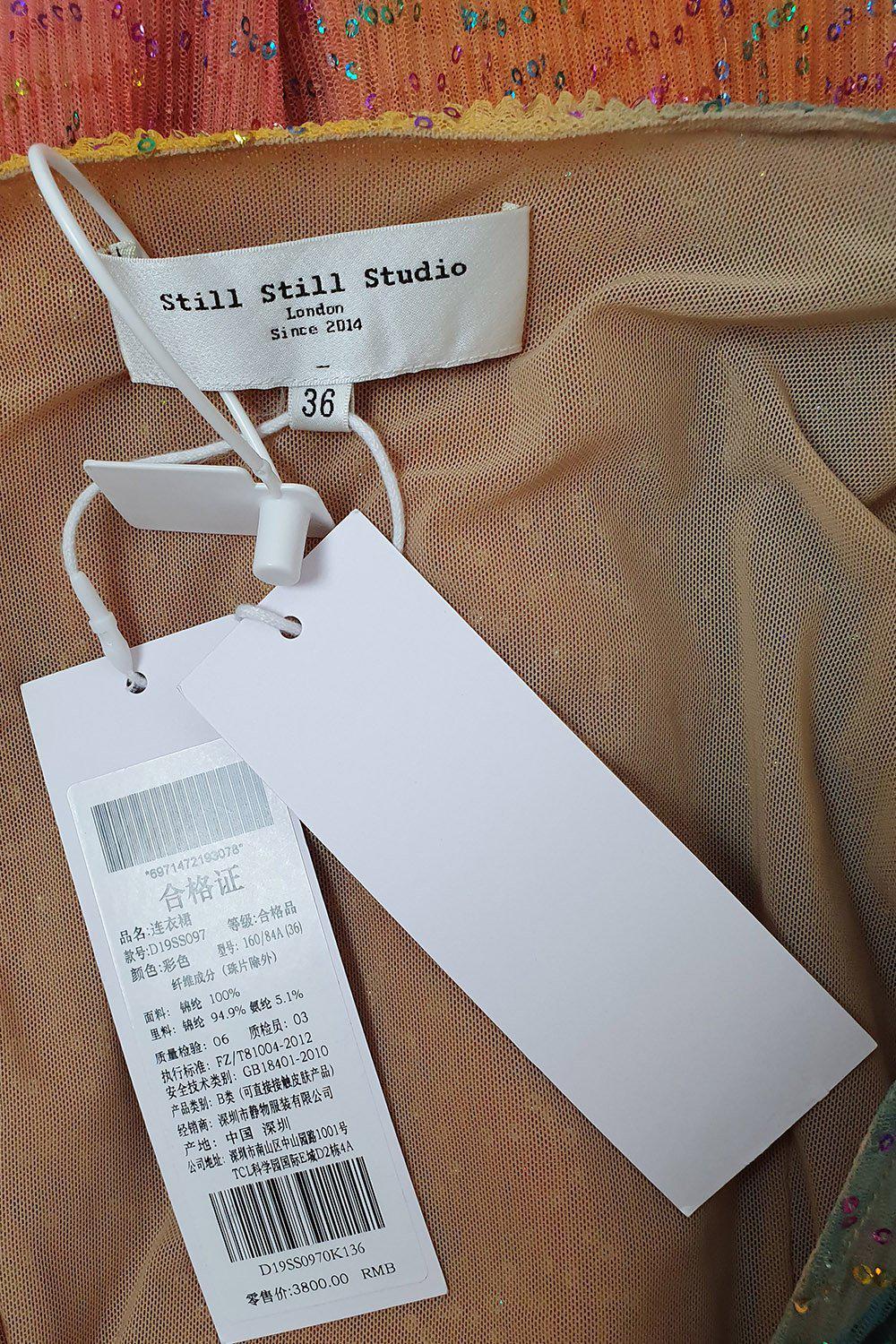STILL STILL STUDIO London Wonderwall Mutton Sleeve Maxi Dress (36)-Still Still Studio-The Freperie