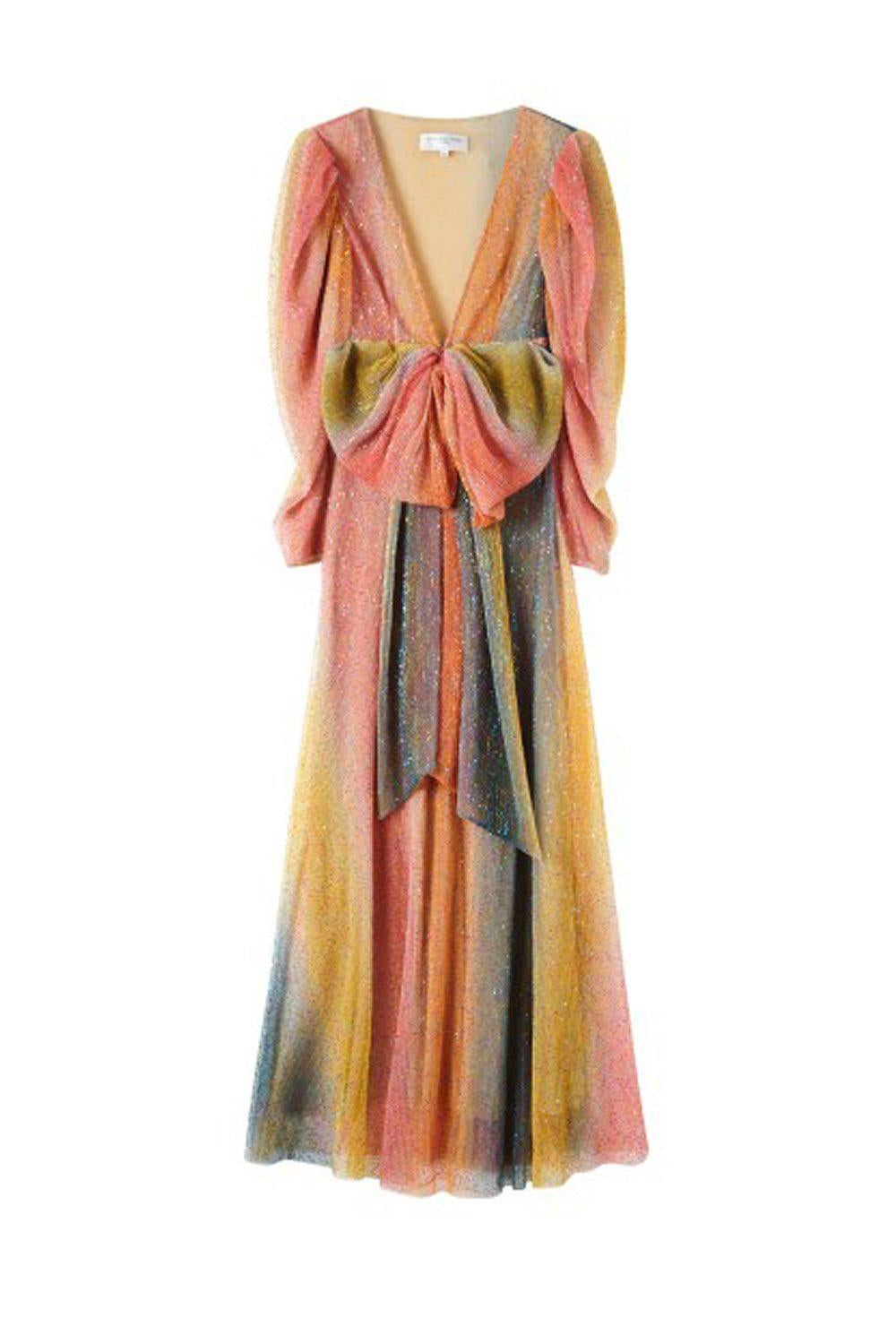 STILL STILL STUDIO London Wonderwall Mutton Sleeve Maxi Dress (36)-Still Still Studio-The Freperie
