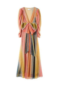 STILL STILL STUDIO London Wonderwall Mutton Sleeve Maxi Dress (36)-Still Still Studio-The Freperie