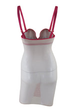 Load image into Gallery viewer, SUPERTRASH Rose Red Frosted Almond Skinny Shapewear Dress (32D / 70 D)-Supertrash-The Freperie
