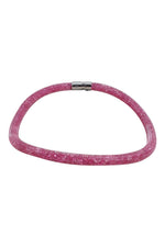 Load image into Gallery viewer, SWAROVSKI Stardust Choker or Wrap Around Bracelet Baby Pink Crystal Filled (M)-The Freperie
