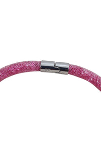 SWAROVSKI Stardust Choker or Wrap Around Bracelet Baby Pink Crystal Filled (M)-The Freperie