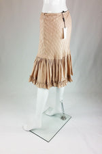 Load image into Gallery viewer, TARA JARMON Vieux Rose Gypsy Style Satin Skirt (UK 8)-Tara Jarmon-The Freperie
