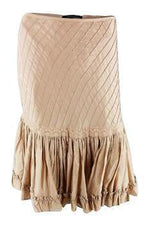 Load image into Gallery viewer, TARA JARMON Vieux Rose Gypsy Style Satin Skirt (UK 8)-Tara Jarmon-The Freperie
