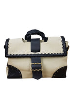 Load image into Gallery viewer, TEMPERLEY London Large Canvas Laptop Bag-Temperley-The Freperie
