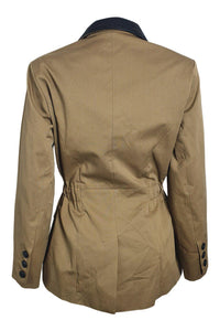 THE KOOPLES Khaki Green Sand Twill Belted Coat (EU 36 | UK 10)-The Freperie