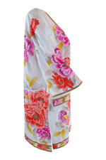 Load image into Gallery viewer, THE WHITE HOUSE Vintage Hand Painted Floral Tunic (US 18)-The White House-The Freperie
