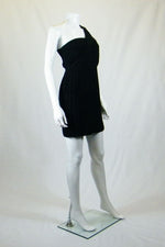 Load image into Gallery viewer, THEORY Taliana Silk One Shoulder Black Dress (UK 8)-Theyskens&#39; Theory-The Freperie
