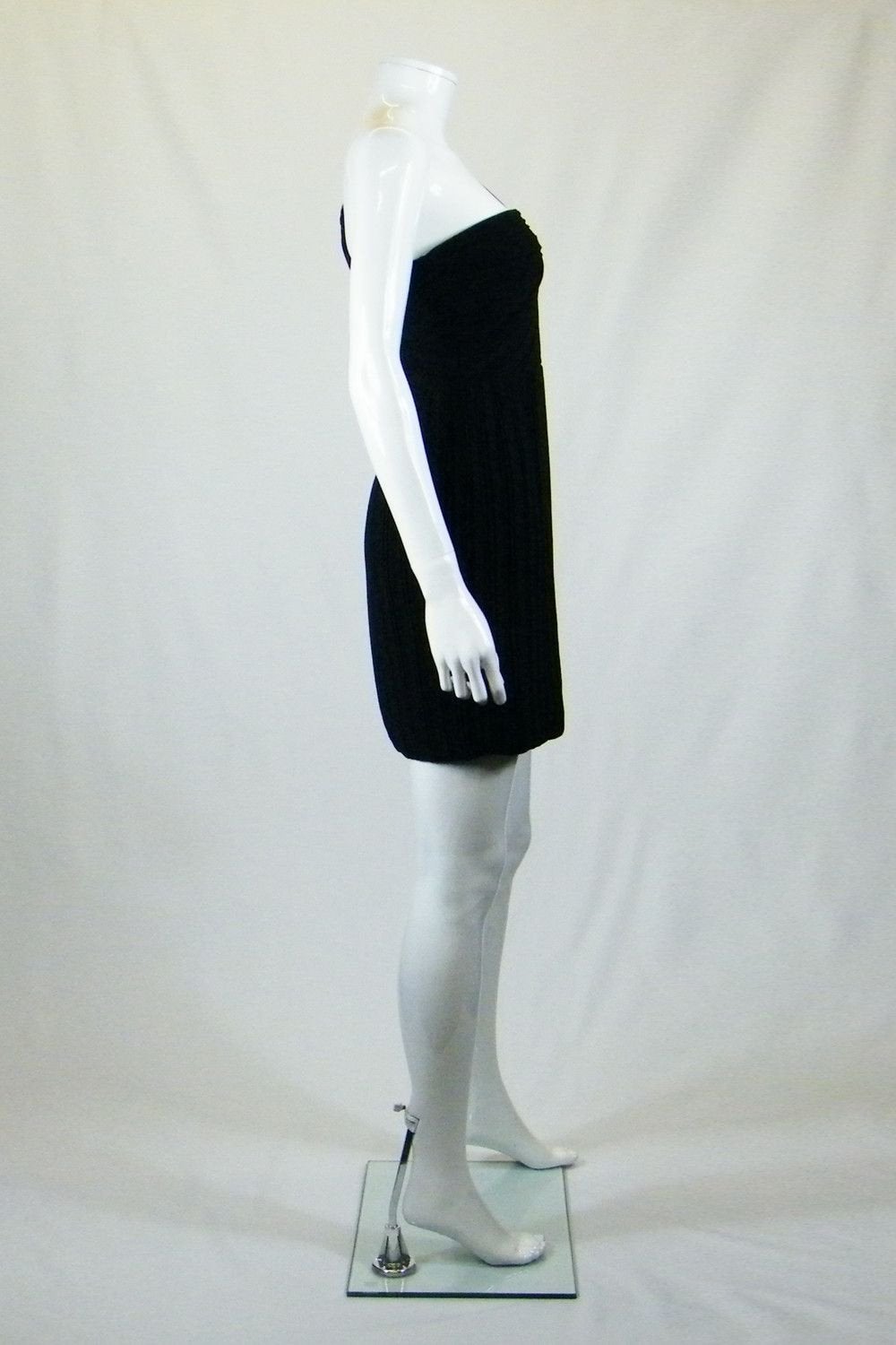 THEORY Taliana Silk One Shoulder Black Dress (UK 8)-Theyskens' Theory-The Freperie