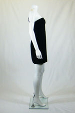 Load image into Gallery viewer, THEORY Taliana Silk One Shoulder Black Dress (UK 8)-Theyskens&#39; Theory-The Freperie
