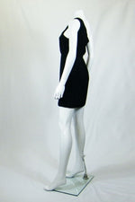 Load image into Gallery viewer, THEORY Taliana Silk One Shoulder Black Dress (UK 8)-Theyskens&#39; Theory-The Freperie
