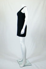 Load image into Gallery viewer, THEORY Taliana Silk One Shoulder Black Dress (UK 8)-Theyskens&#39; Theory-The Freperie
