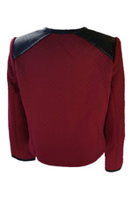 Load image into Gallery viewer, TRAFFIC PEOPLE Red Quilted Zip It Cropped Jacket (XL)-Traffic People-The Freperie
