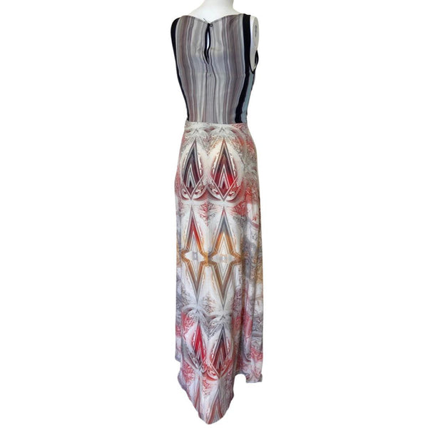 Ted Baker Silk evening gown Multi UK 6 | US 2 The Freperie Ted Baker Silk evening gown Multi UK 6 | US 2 The Freperie
