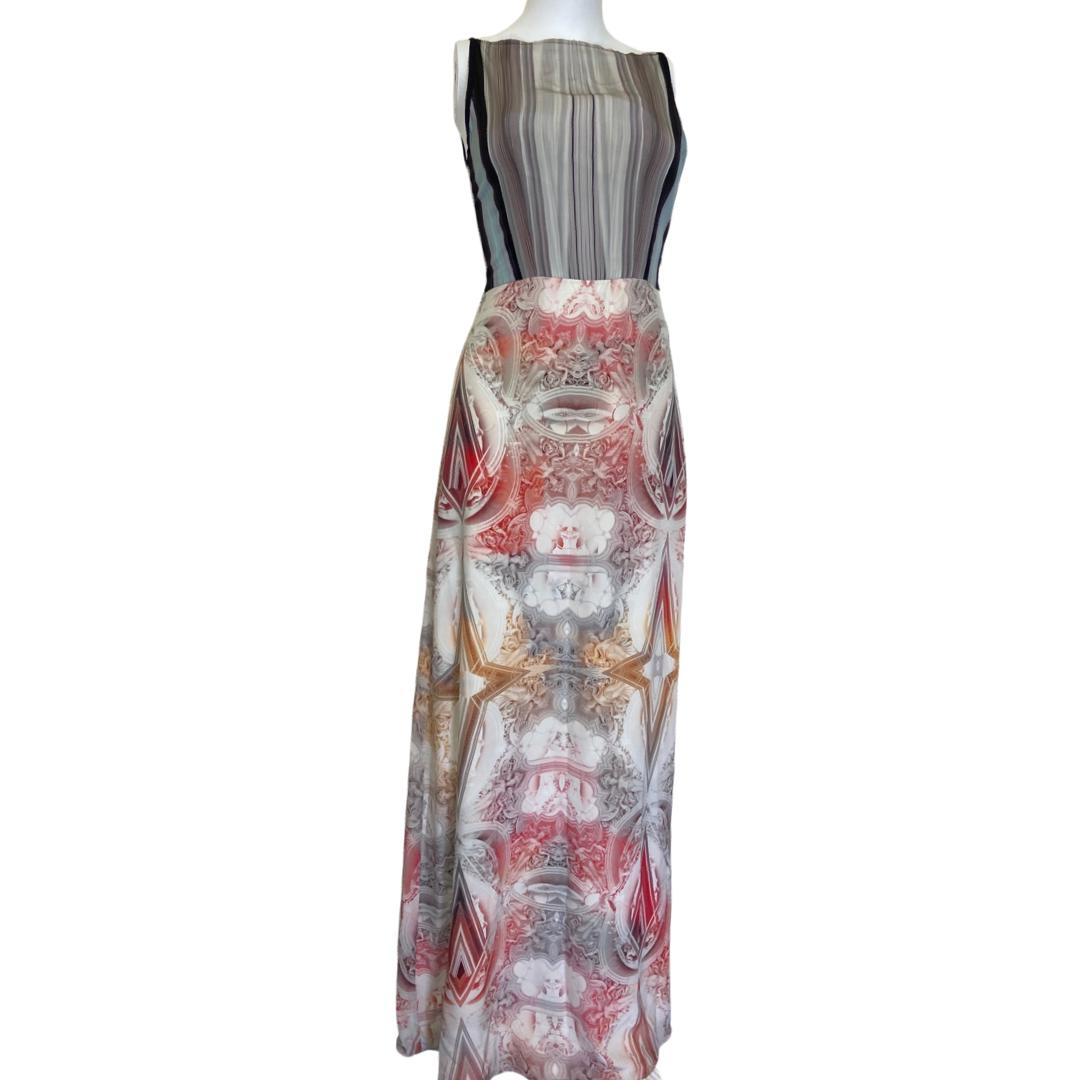 Ted Baker Silk evening gown Multi UK 6 | US 2-The Freperie