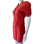 Load image into Gallery viewer, Thierry Mugler Coral Skirt Suit - XS-The Freperie
