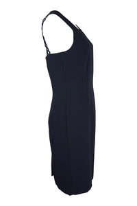 UNLABELLED Black Dress with Exposed Back (S)-Unlabelled-The Freperie