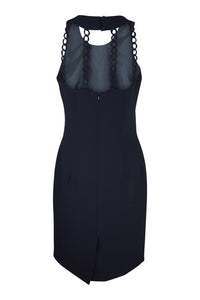 UNLABELLED Black Dress with Exposed Back (S)-Unlabelled-The Freperie